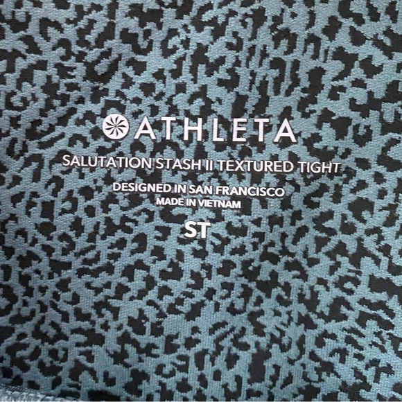 Athleta Salutation Stash Pocket II Textured 7/8 Tight Small (Tall) - Picture 5 of 6